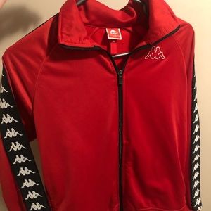 Red kappa jacket